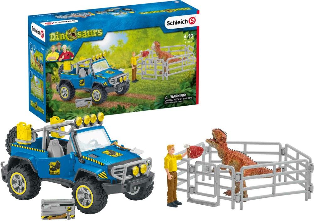 SCHLEICH Terénne vozidlo s vonkajším výbehom pre dinosaura