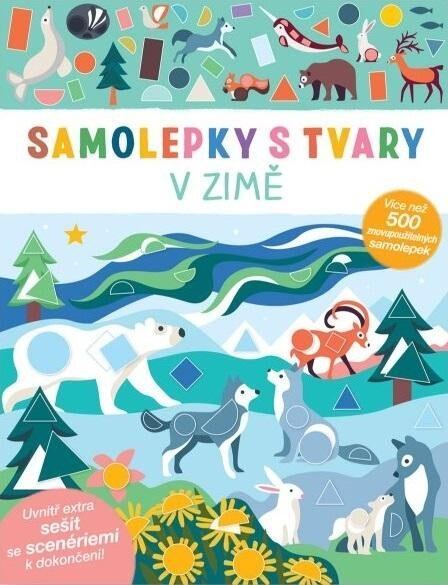Levně Samolepky s tvary V zimě