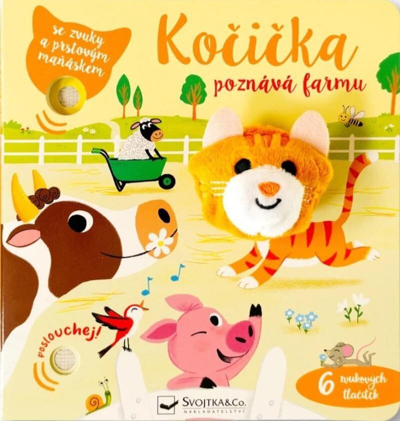 Levně Kočička poznává farmu - se zvuky a prstovým maňáskem