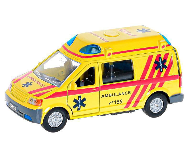 Kids Globe Ambulancia kov 14cm CZ