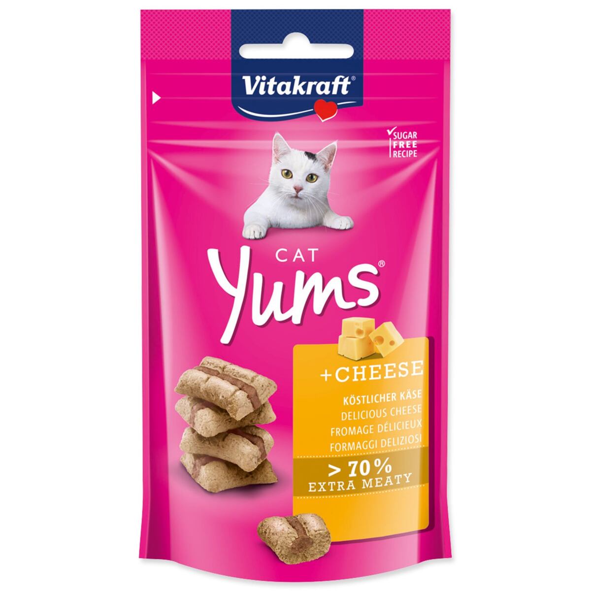 Levně VITAKRAFT Cat Yums sýr 40 g
