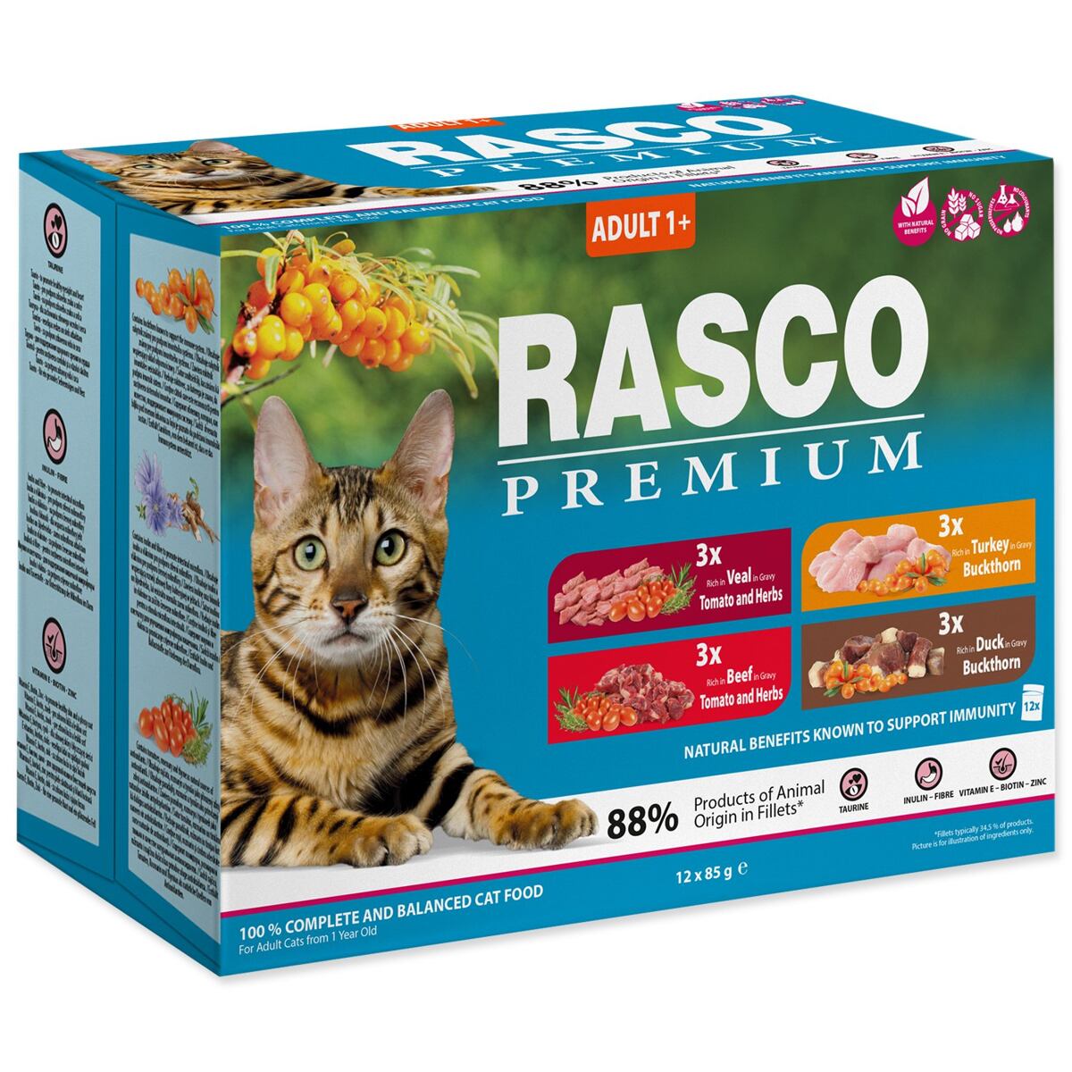 Kapsičky RASCO Premium Adult multipack (12x85g) 1020 g