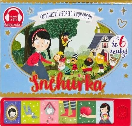 Levně Sněhurka - prostorové leporelo s pohádkou se 6 zvuky