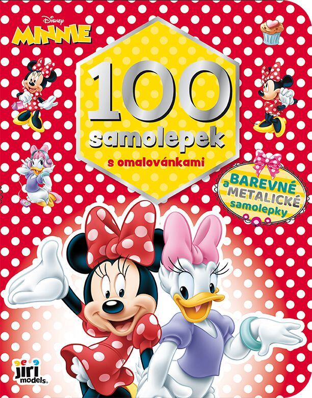Jiri Models 100 samolepiek s omaľovánkami Minnie