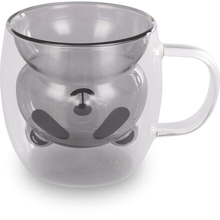 LAMART VASO Set 2ks bear hrnček čierny 250ml