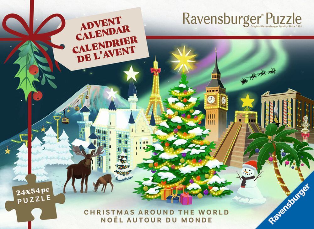 Ravensburger Adventný kalendár Minipuzzle