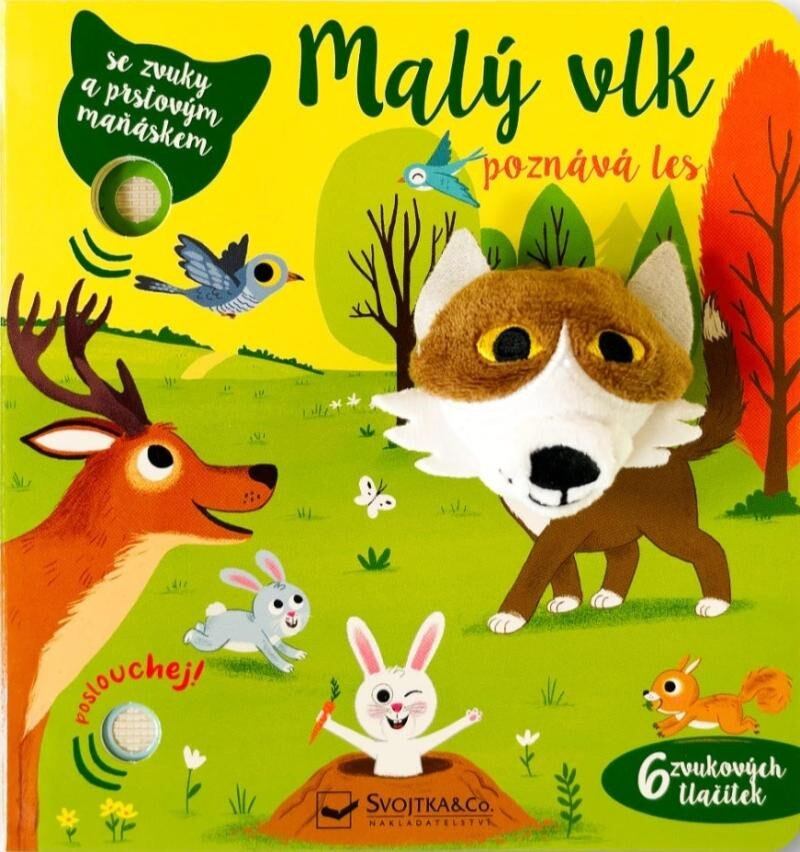 Levně Malý vlk poznává les - se zvuky a prstovým maňáskem