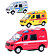 2-Play Traffic Auto záchrannej zložky CZ 8 cm, 3 druhy