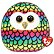 METEOR Ty Squish-a-Boos OWEN - duhová sova, 22 cm - Regular (1)