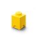 LEGO úložný box 1 - žlutá