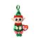 TY Beanie Bellies ELFONZO, 8,5 cm - zelený elf - přívěsek