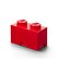LEGO úložný box 2 - červená