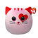 TY Squishy Beanies FLIRT, 30 cm - růžová kočička (1)
