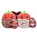 SQUISHMALLOWS 1+1 Jahody v čokoládě - Scarlet