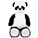 Rappa Velká plyšová panda Joki 100 cm