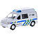 Kids Globe Traffic Polícia CZ 14cm kov