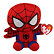 Meteor TY Beanie Babies Marvel SPIDERMAN, 15 cm