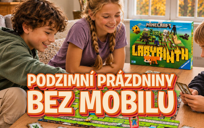 Podzimní prázdniny bez mobilu: 7 tipů, jak si užít volné dny s dětmi