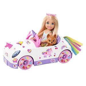 Mattel Barbie Chelsea a Kabriolet s nálepkami