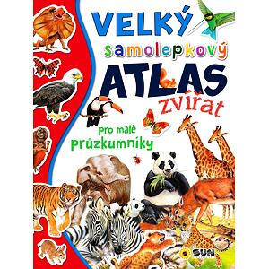 Velký samolepkový atlas zvířat pro malé průzkumníky