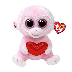 TY BOOS GIGI, 15 cm - opice se srdcem (3)
