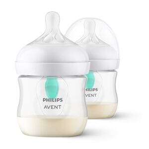 Philips AVENT Láhev Natural Response s ventilem AirFree 125 ml, 0m+, 2 ks