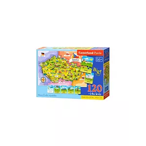 SMT Puzzle mapa ČR 120 dielikov