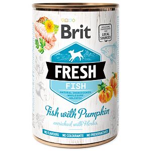 Konzerva BRIT Fresh Fish with Pumpkin 400 g