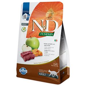 KRMIVO N&D CAT PUMPKIN VENISON & APPLE GR. 300