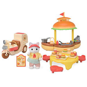 Sylvanian Families Pojazdný stánok s hamburgermi