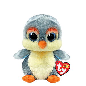 TY Beanie Boos FISHER 15 cm - šedý tučňák