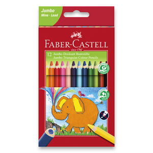 FABER-CASTELL Pastelky Extra Jumbo 12 farieb