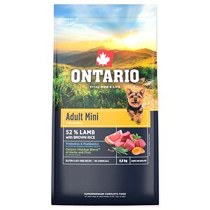 Krmivo Ontario Adult Mini Lamb & Brown Rice 6,5kg