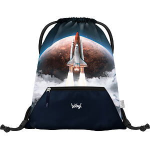 BAAGL Školní sáček s kapsou Space Shuttle