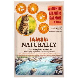Kapsička IAMS Naturally losos v omáčce 85 g