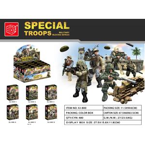 M30944 Vojáčci stavebnice - poškozený obal
