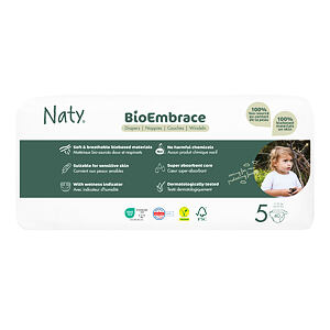 Naty Plienky Bioembrace Junior 11 - 25 kg - ECONOMY PACK (40 ks)