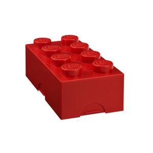 LEGO box na desiatu červená