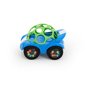 Oball Hračka autíčko Rattle & Roll Oball™ modro/zelené