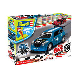 Junior Kit auto 00834 - Pull Back Rallye Car (modré) (1:20)