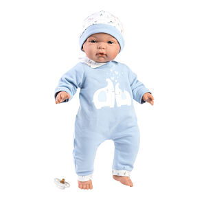 Llorens  JOEL - realistická panenka miminko s měkkým látkovým tělem - 38 cm