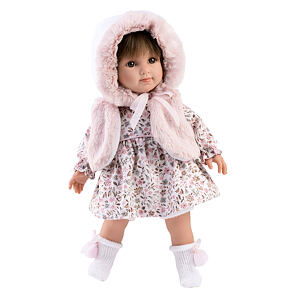 Llorens SARA - realistická bábika s mäkkým látkovým telom - 35 cm