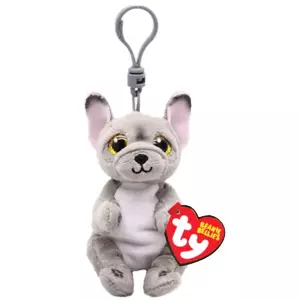 Meteor Ty Beanie Bellies WILFRED, 8,5 cm - šedý pes - Clip (3)