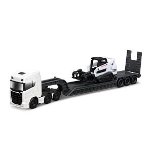 Maisto Mini pracovní stroje - Sada velkého tahače, Scania 770S, Bobcat T590 G