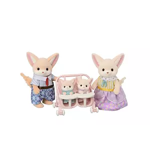 Sylvanian Families Rodina fenků s dvojčaty
