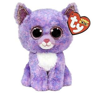 Meteor TY Beanie Boos CASSIDY, 24 cm - levandulová kočka