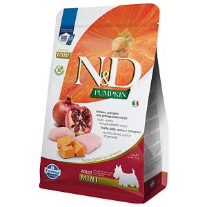 KRMIVO N&D GF PUMPKIN CHICKEN&POMEGRANATE ADULT MINI 2,5kg