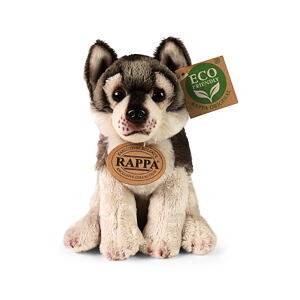 Rappa Plyšový vlk sedící 15 cm ECO-FRIENDLY