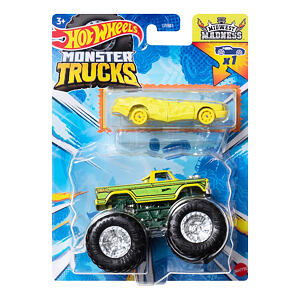 25GRH81 HW MOSTER TRUCKS 1:64 S ANGLIČÁKEM - poškozený obal