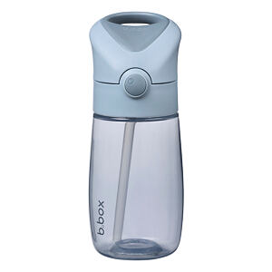 b.box Láhev na pití s brčkem Junior 380 ml - chill out